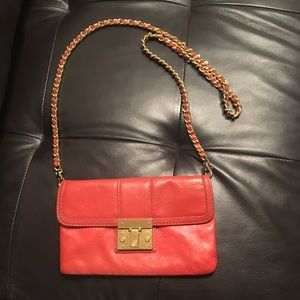 Tory Burch Red/Orange Cross-body Bag